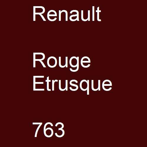 Renault, Rouge Etrusque, 763.